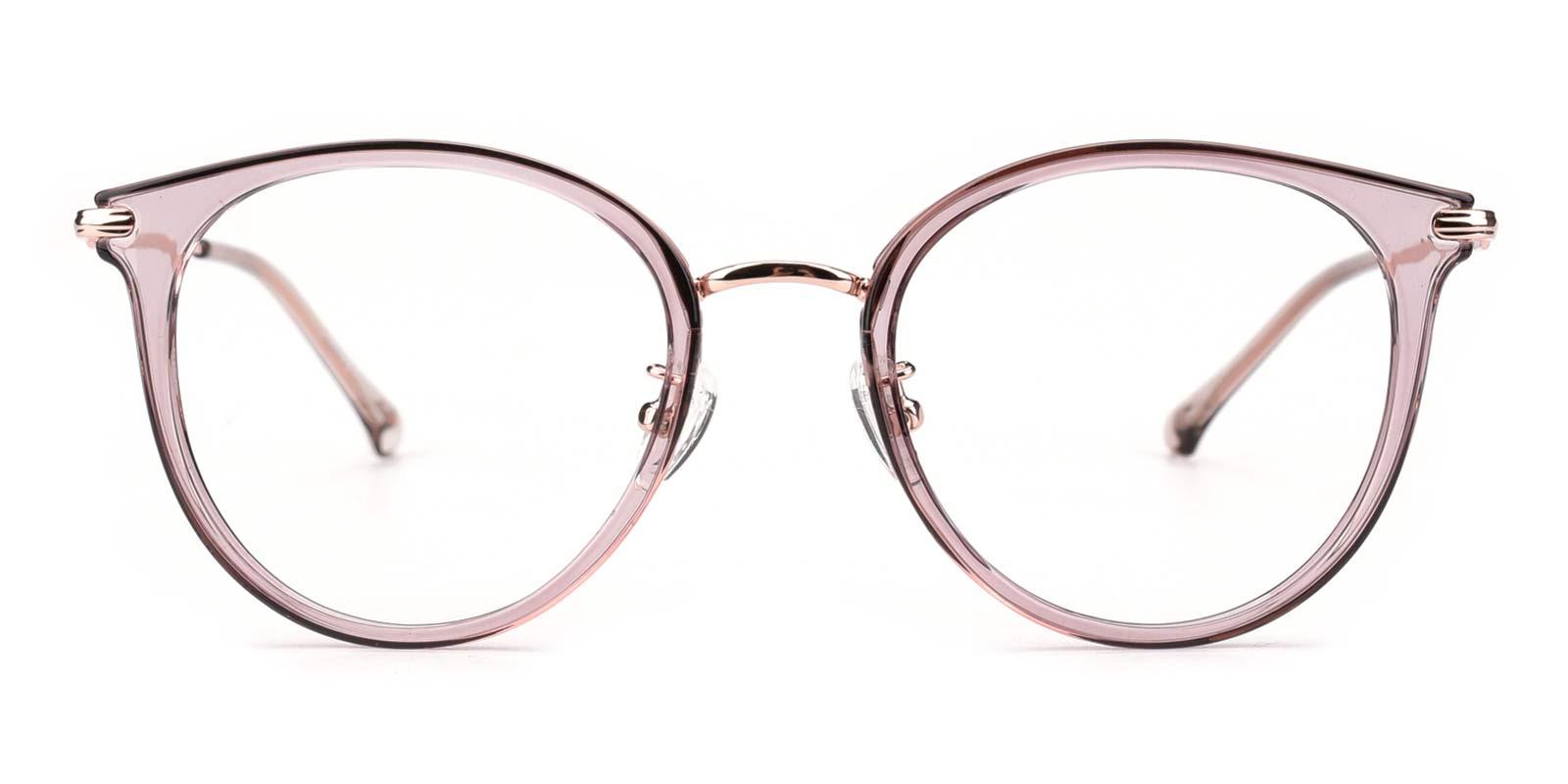 Ruby-Purple-Cat / Round-TR / Metal-Eyeglasses-detail