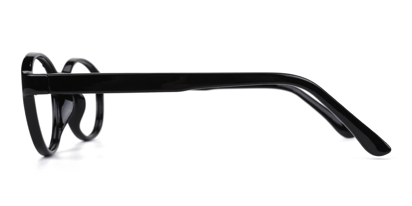 Achiever-Black-Oval-Plastic-Eyeglasses-detail