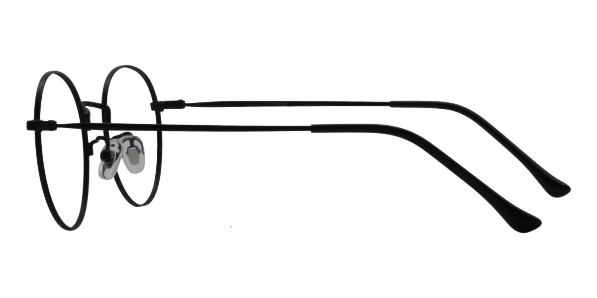 Morelia-Black-Round-Titanium-Eyeglasses-detail
