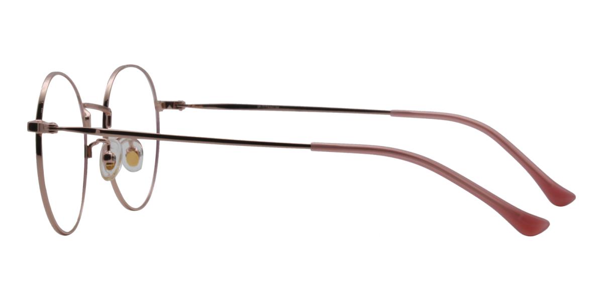 Morelia-Pink-Round-Titanium-Eyeglasses-detail
