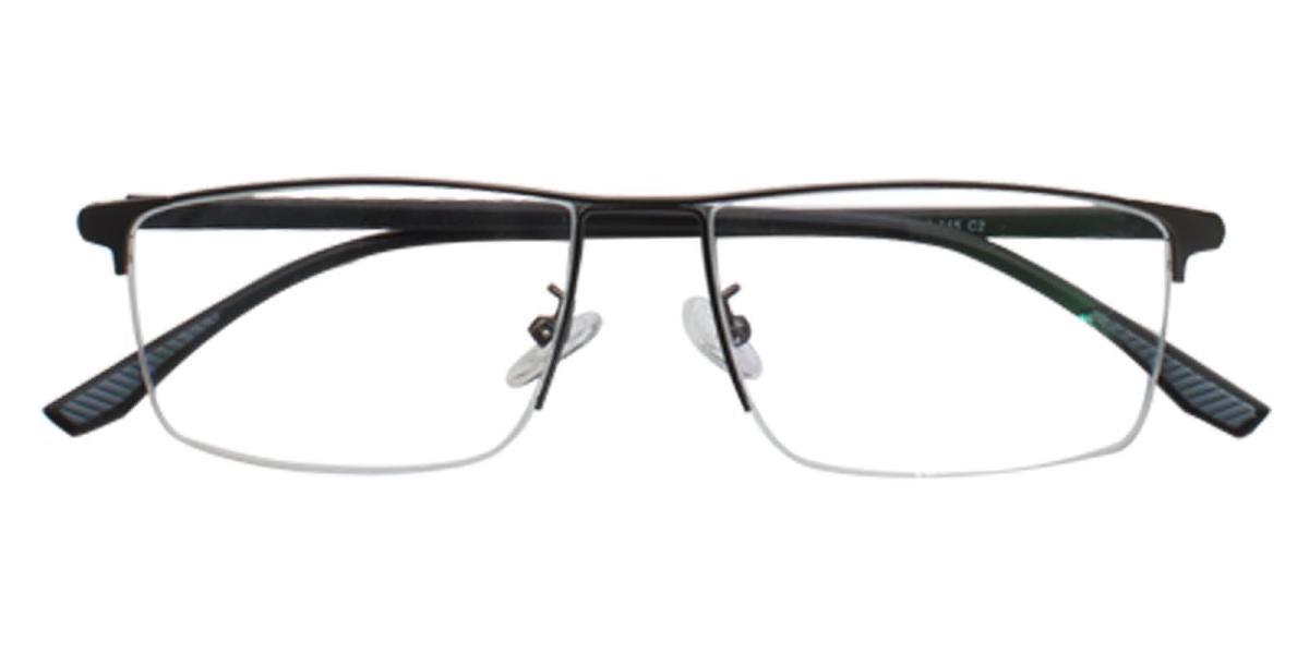 Isaac-Gun-Rectangle-Metal-Eyeglasses-detail