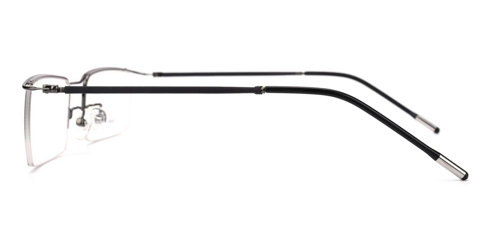 Wit-Gun-Rectangle-Metal-Eyeglasses-detail