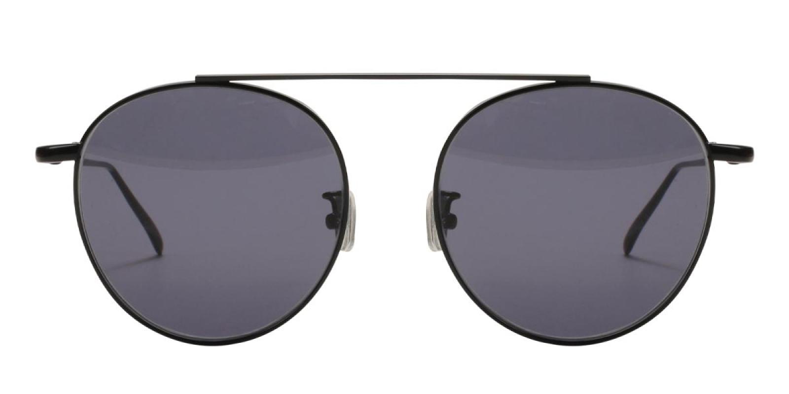 Timisoara-Black-Aviator-Metal-Sunglasses-detail
