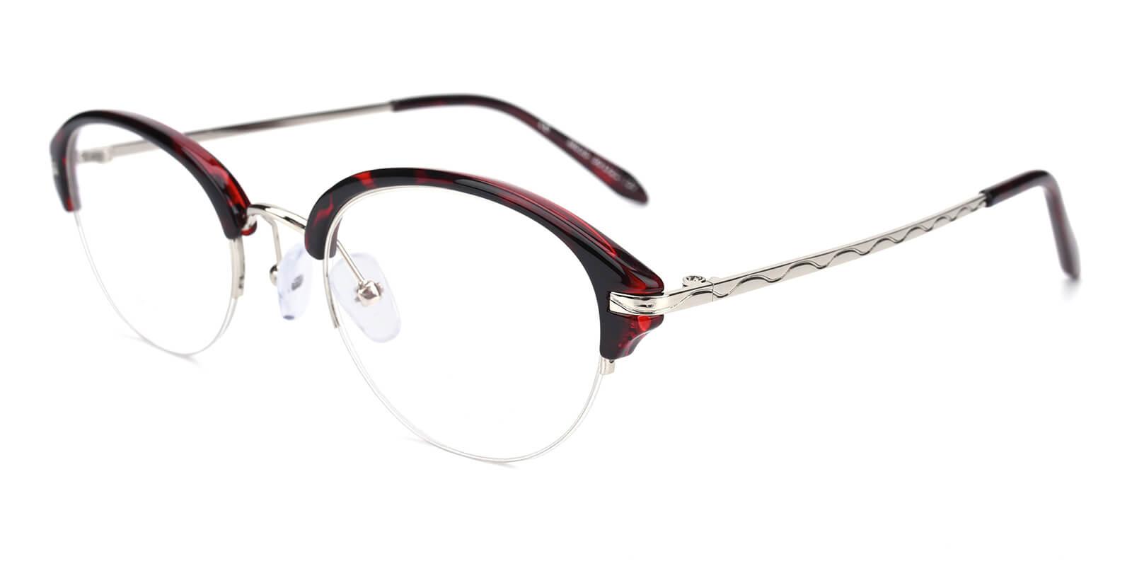 Selina-Red-Browline-Metal / TR-Eyeglasses-detail