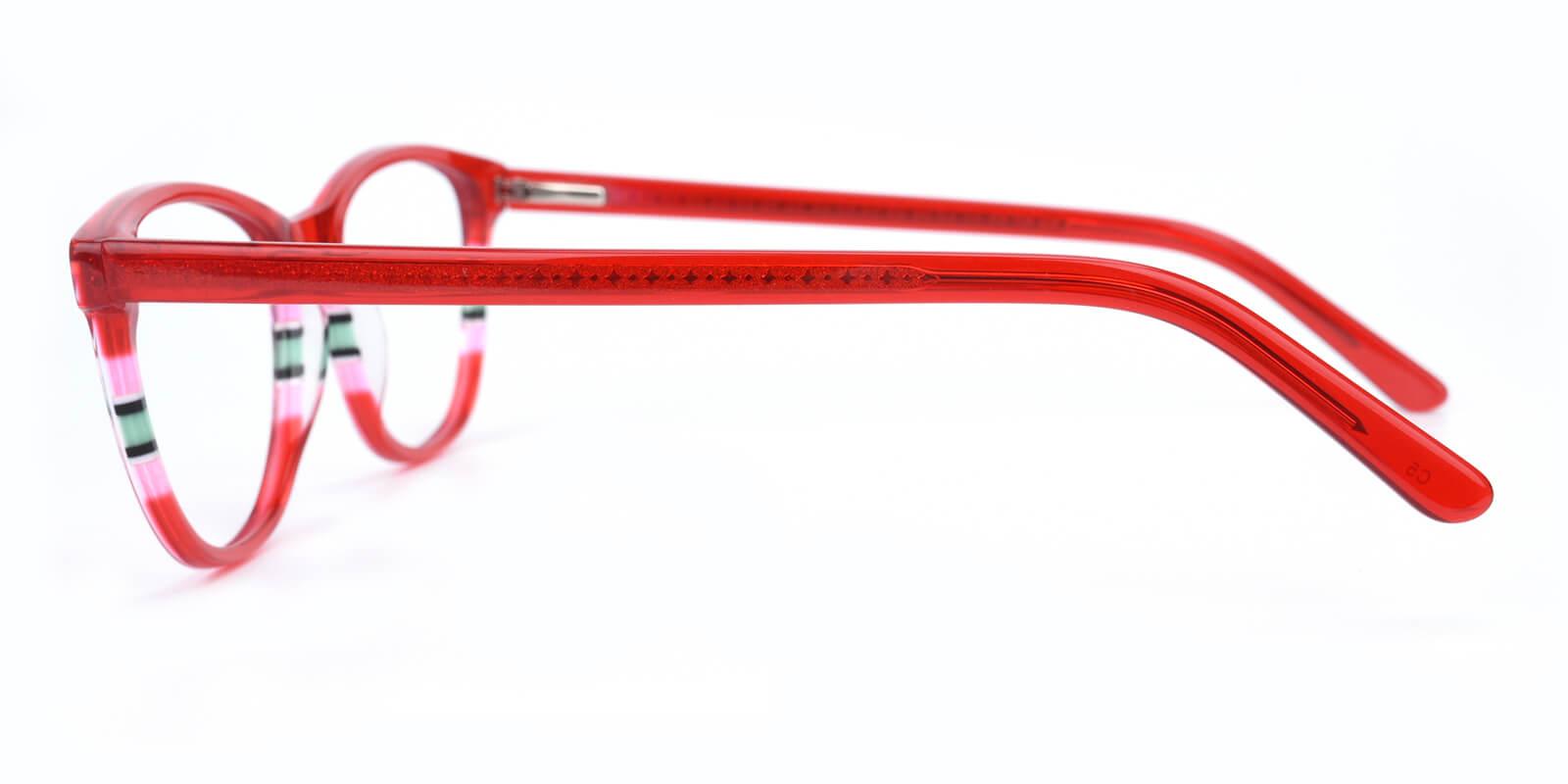Faithely-Red-Round-Acetate-Eyeglasses-detail
