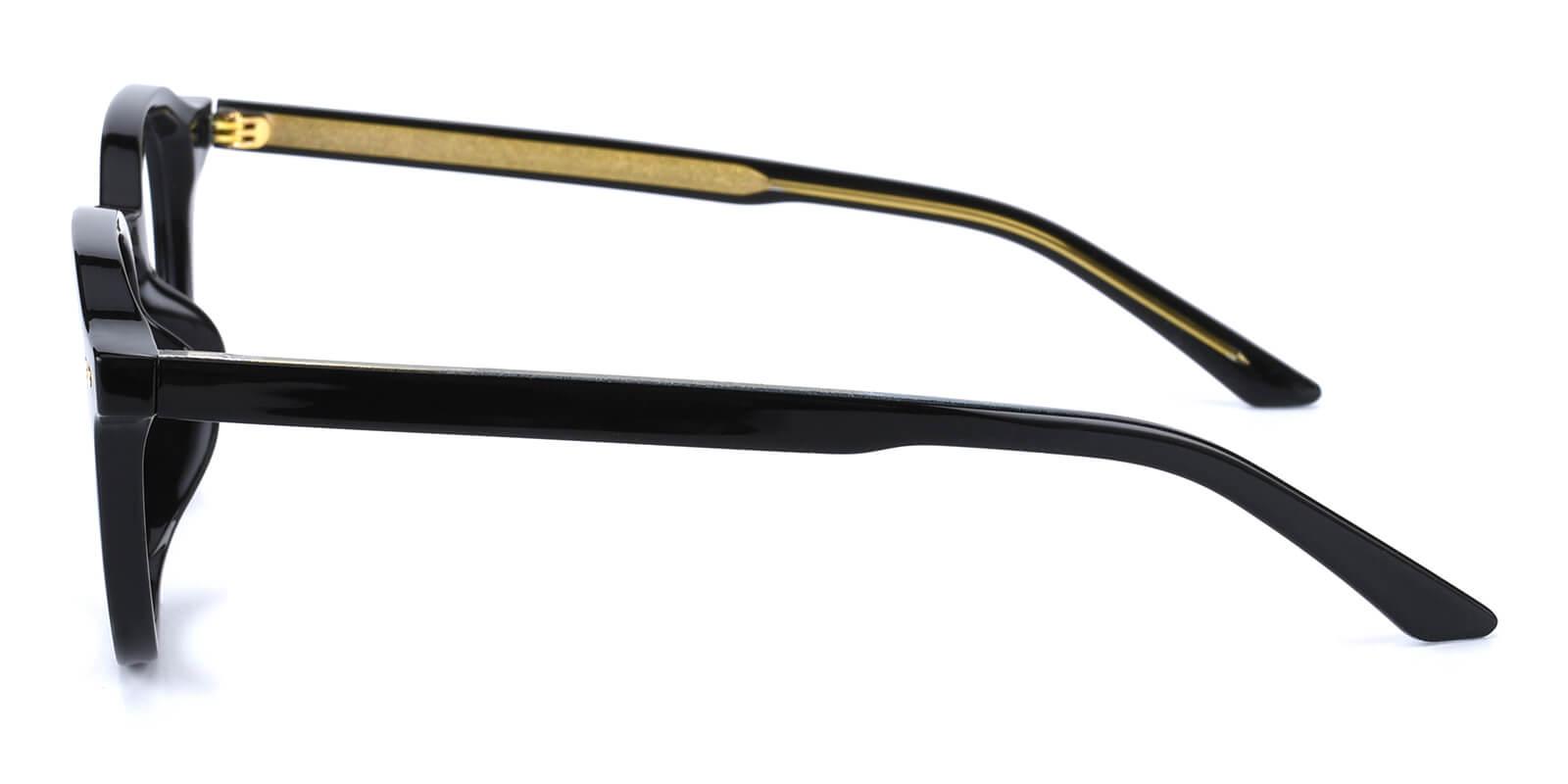 Dapper-Black-Geometric / Square-Acetate-Eyeglasses-detail