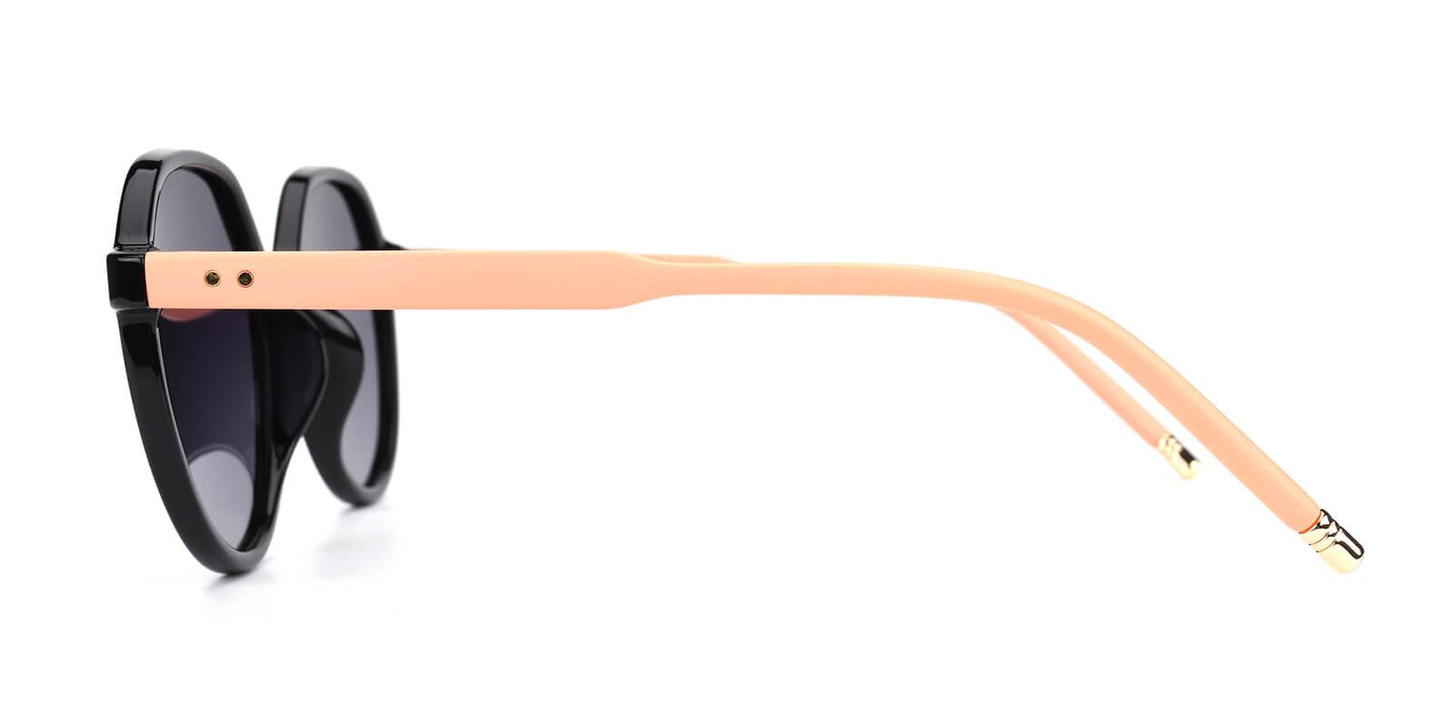 Songi-Black-Round-TR-Sunglasses-detail