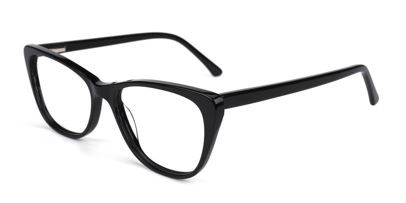 Tersaki-Black-Cat / Rectangle-Acetate-Eyeglasses-detail