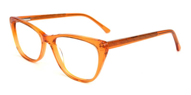 Tersaki-Orange-Eyeglasses