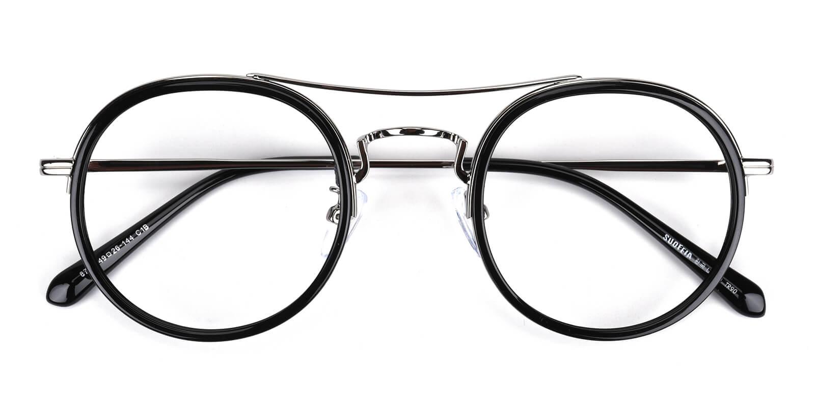 Teddy-Silver-Aviator / Round-Combination-Eyeglasses-detail