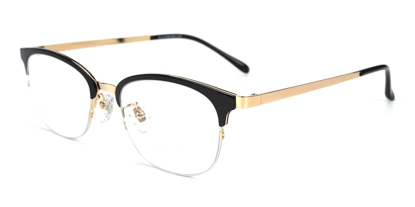 Snob-Black-Browline-Combination-Eyeglasses-detail