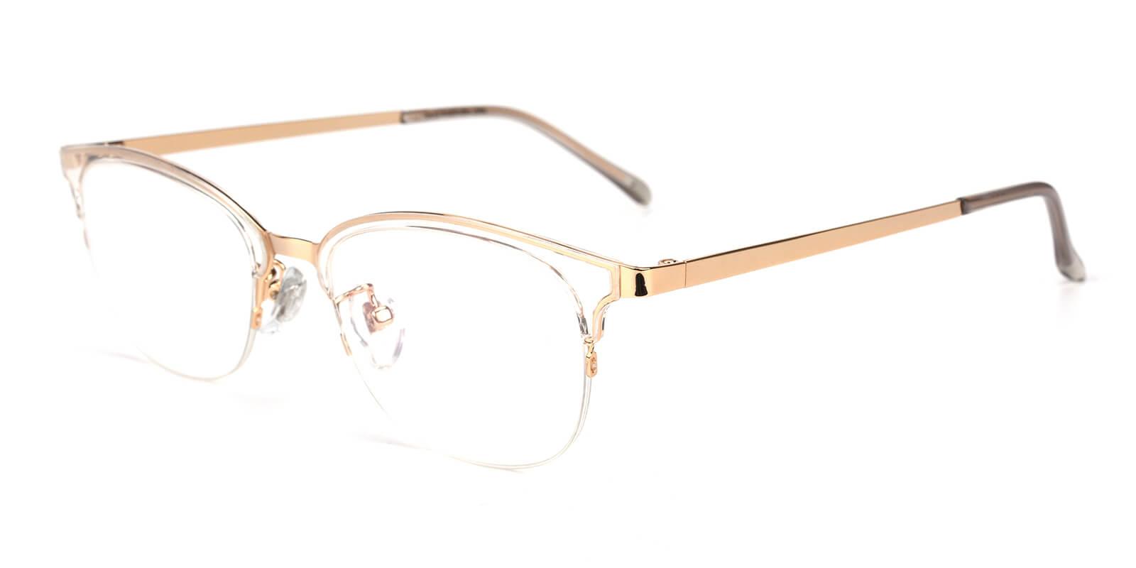 Snob-Gold-Browline-Combination-Eyeglasses-detail