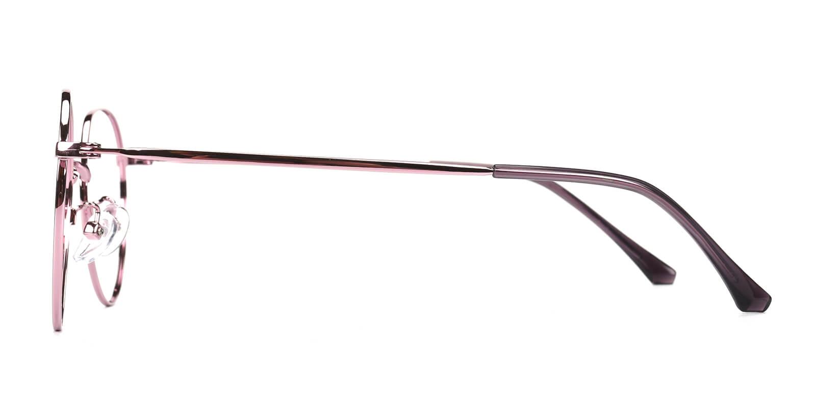 Amorous-Purple-Round-Metal-Eyeglasses-detail