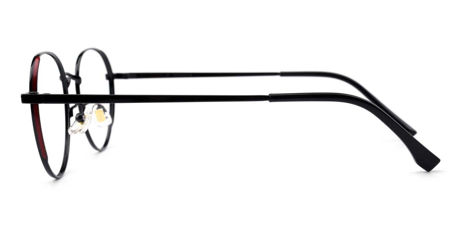 Serina-Black-Round-Titanium-Eyeglasses-detail