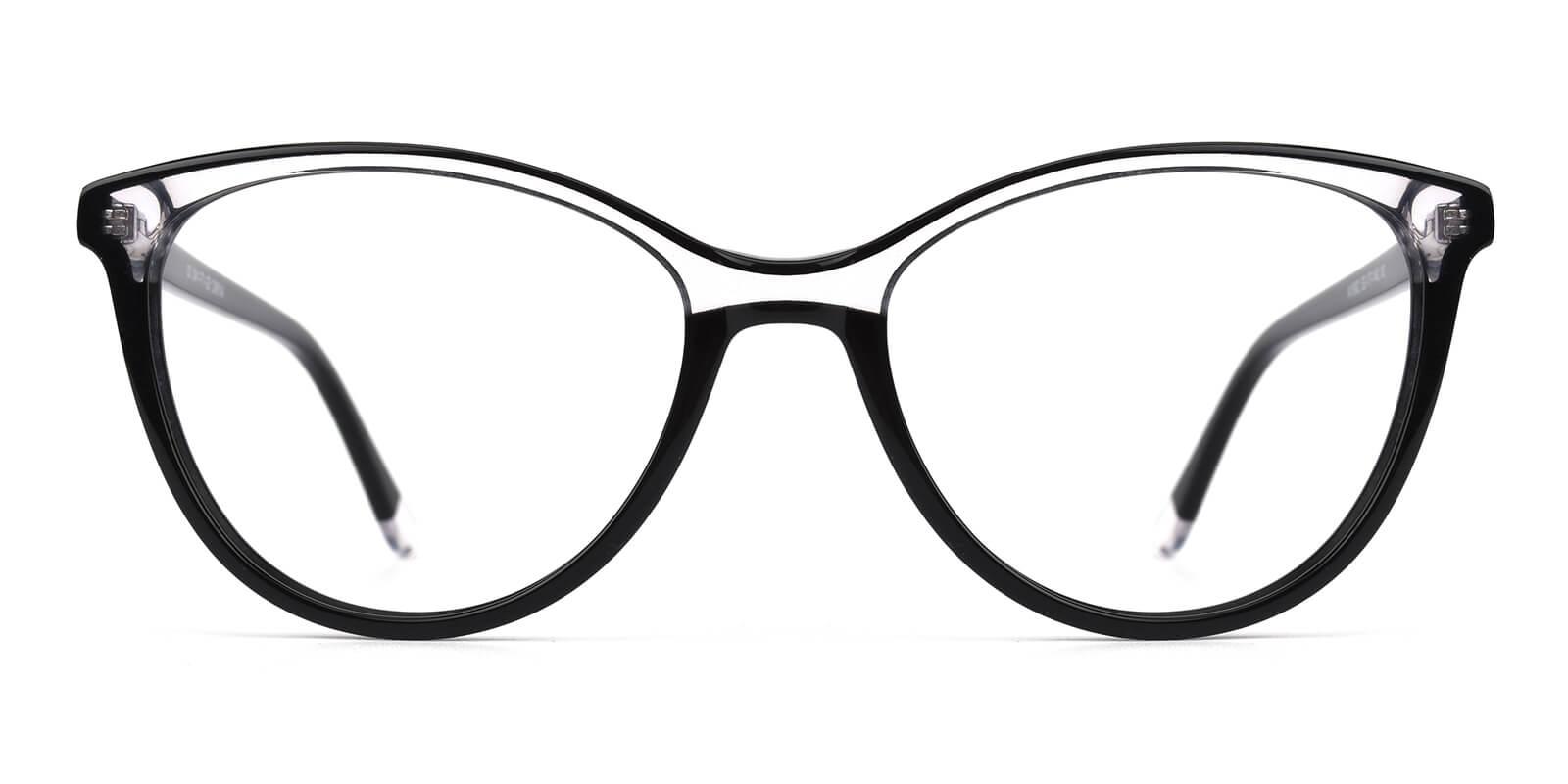 Galaxy-Black-Cat / Round-Acetate-Eyeglasses-detail