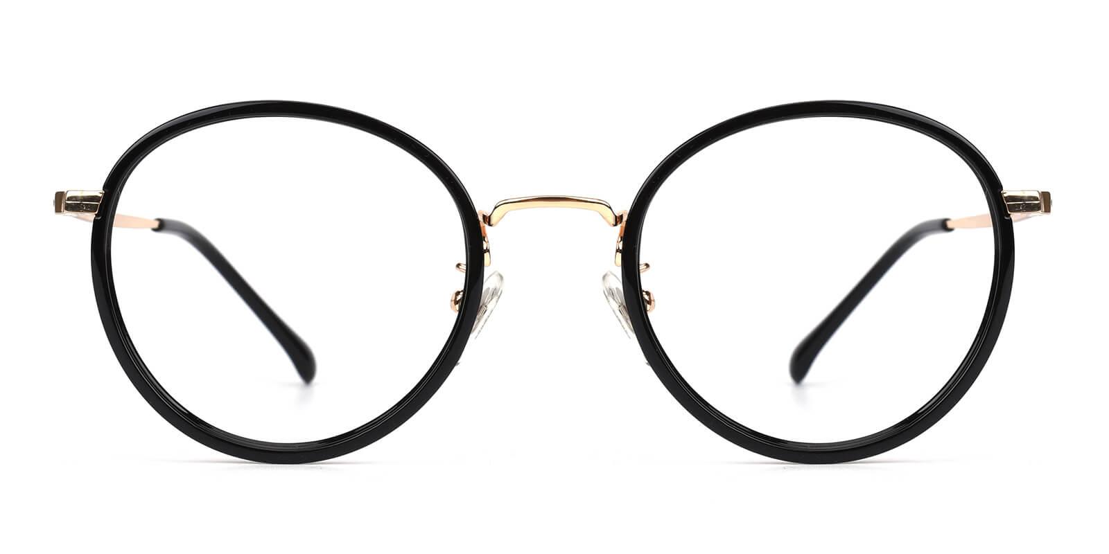 Gogo-Black-Round-Combination-Eyeglasses-detail
