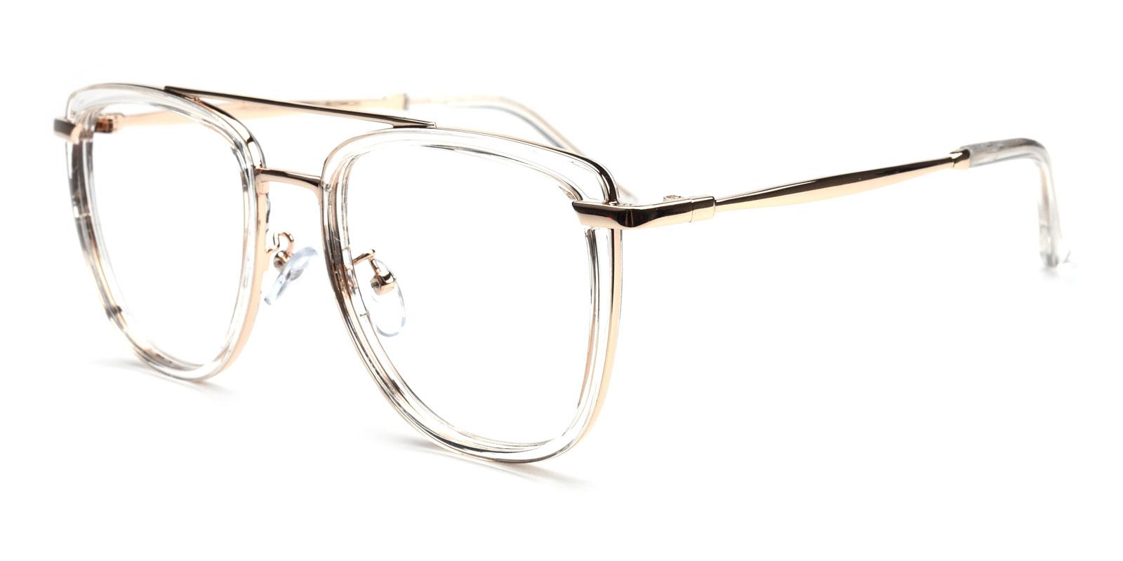 Bid-White-Aviator / Round-Combination-Eyeglasses-detail