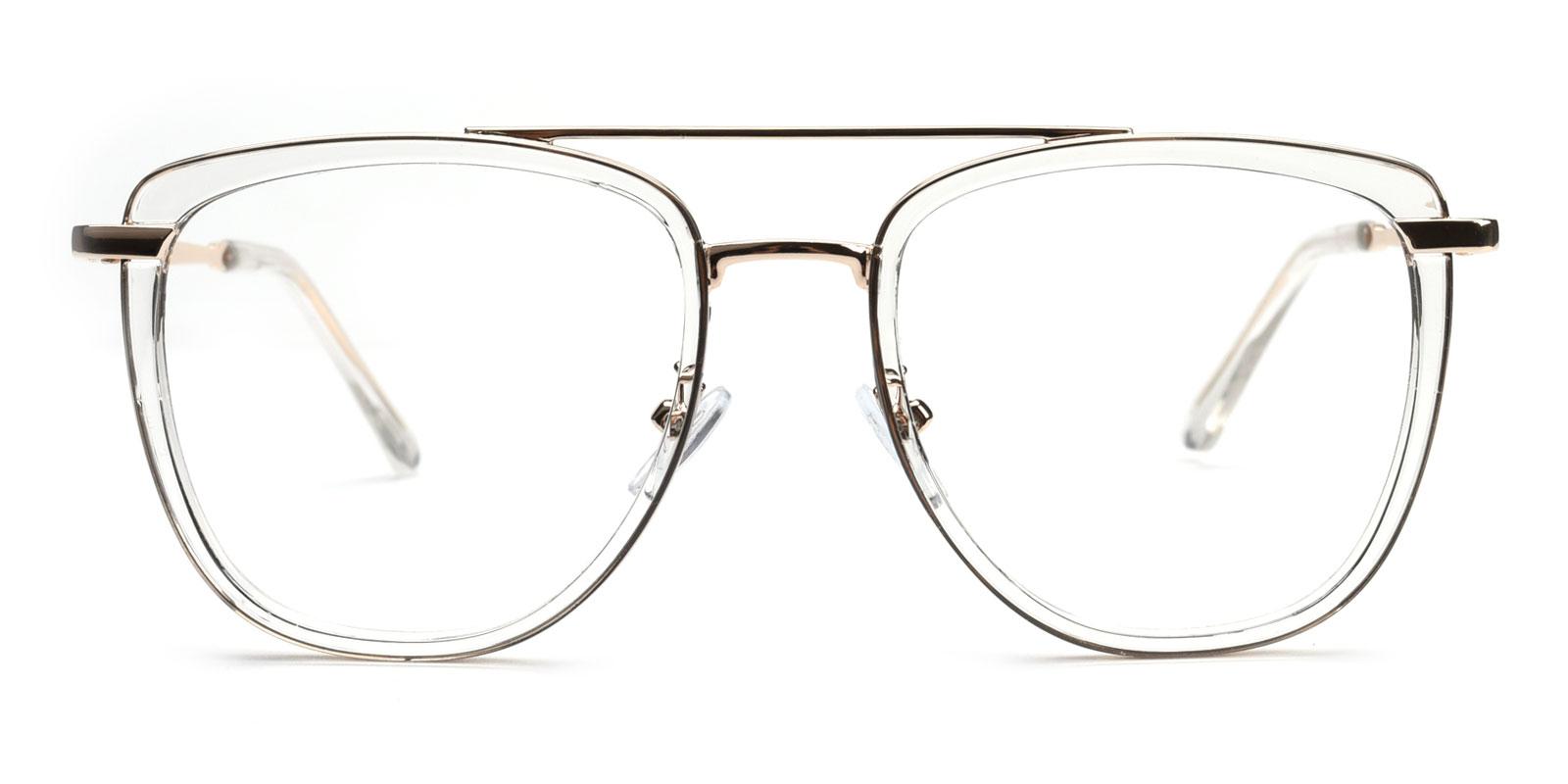 Bid-White-Aviator / Round-Combination-Eyeglasses-detail