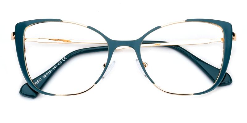 Flora-Green-Eyeglasses