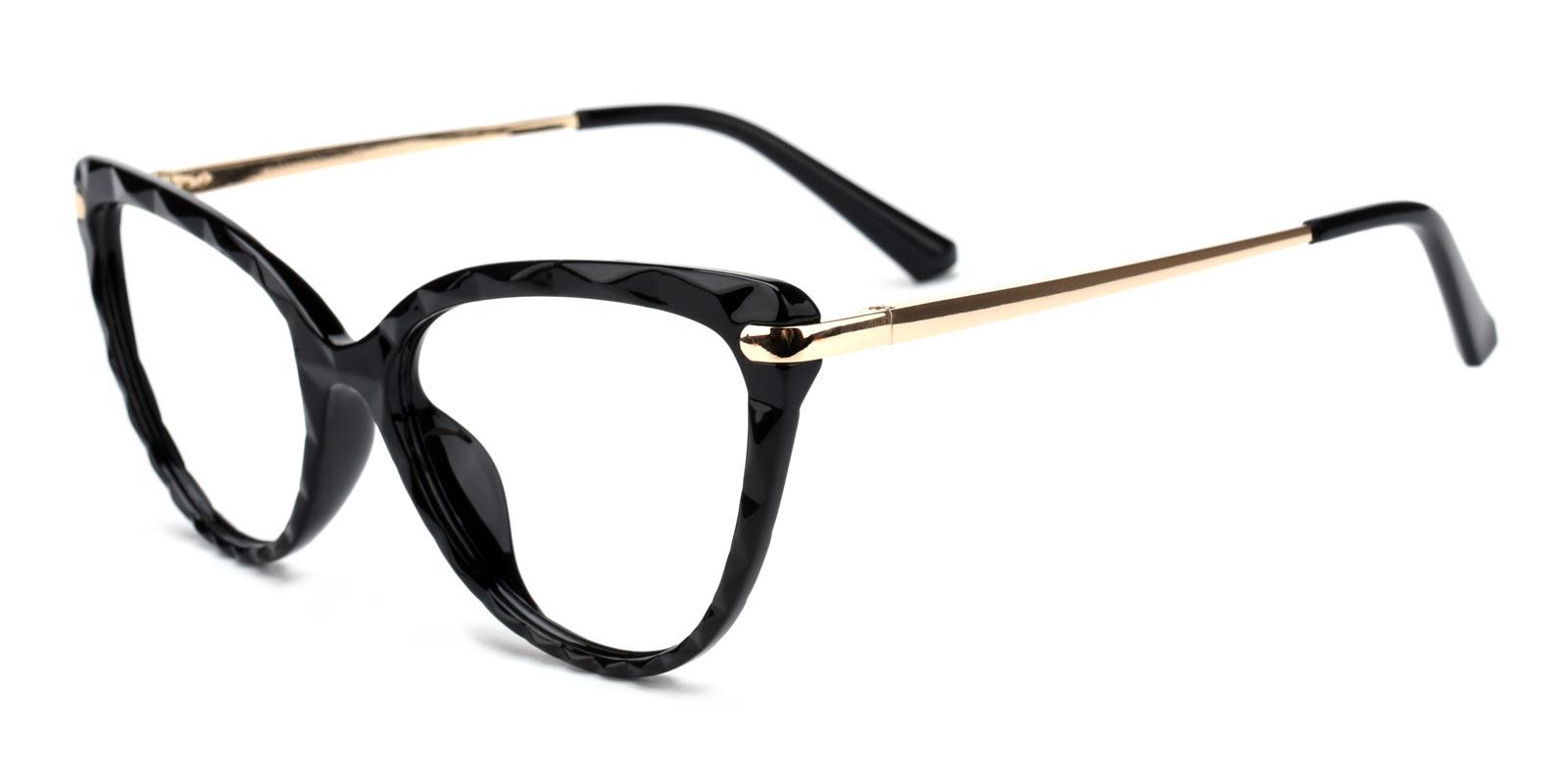 Truda-Black-Cat-Combination-Eyeglasses-detail