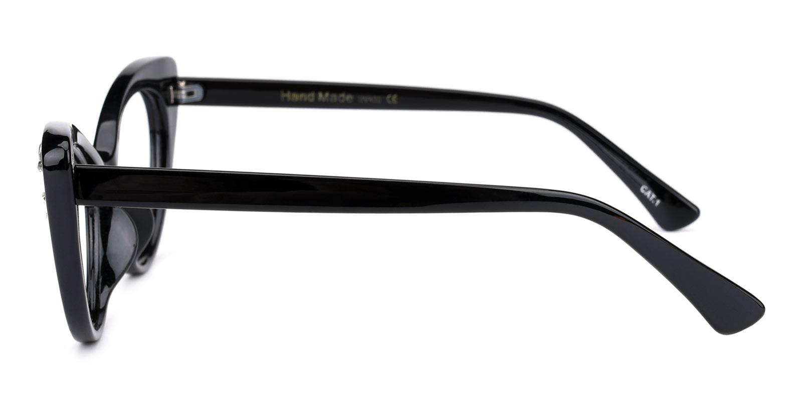 Samber-Black-Cat-Plastic-Eyeglasses-detail