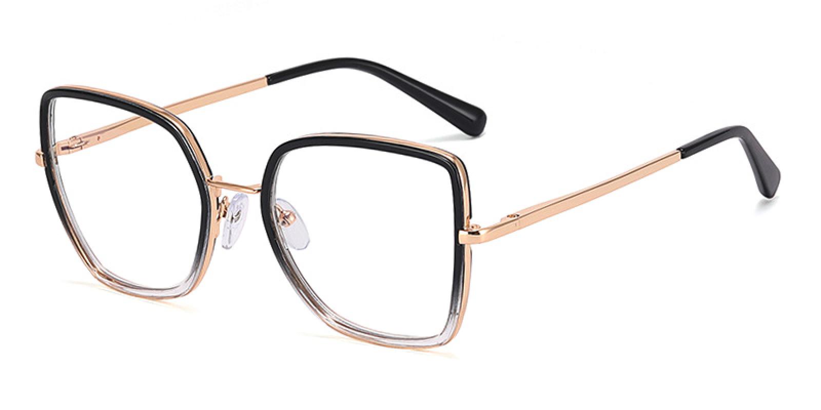 Fedora-Black-Cat-Combination-Eyeglasses-detail