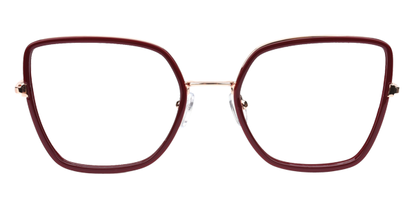 Fedora Cat Eyeglasses in Brown - Sllac
