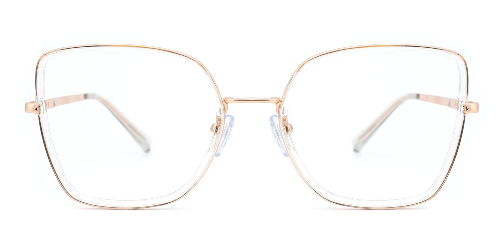 Fay-Translucent-Geometric / Square-Combination-Eyeglasses-detail