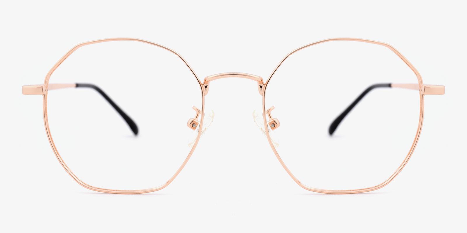 Loren-Gold-Geometric-Metal-Eyeglasses-detail