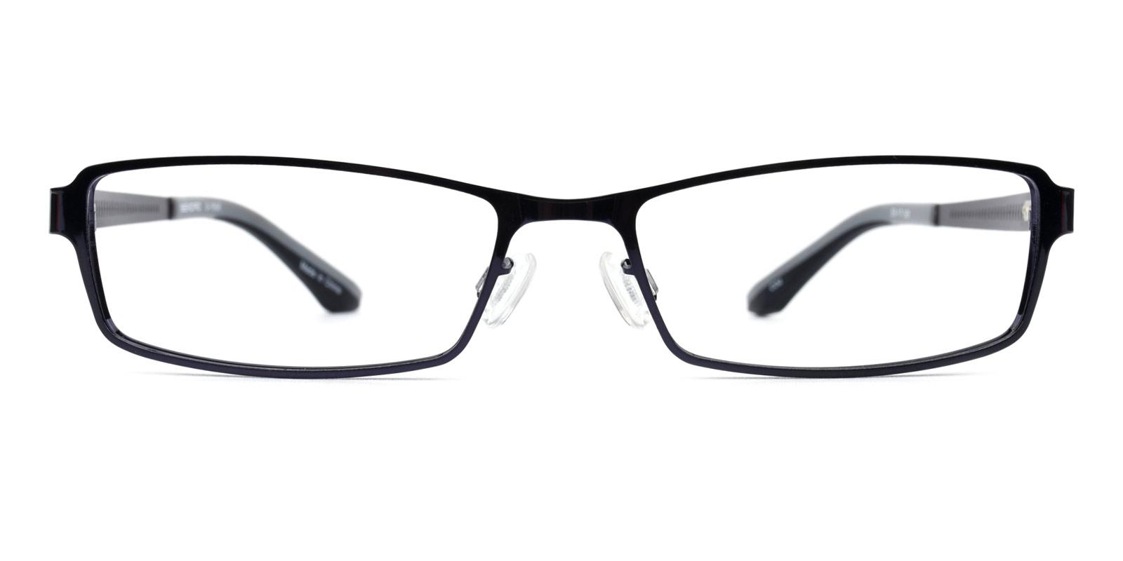 Benson-Black-Rectangle-Metal-Eyeglasses-detail