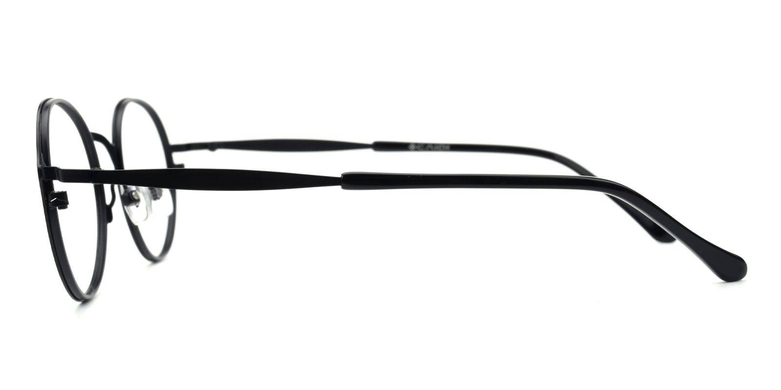 Gulio-Black-Oval-Metal-Eyeglasses-detail