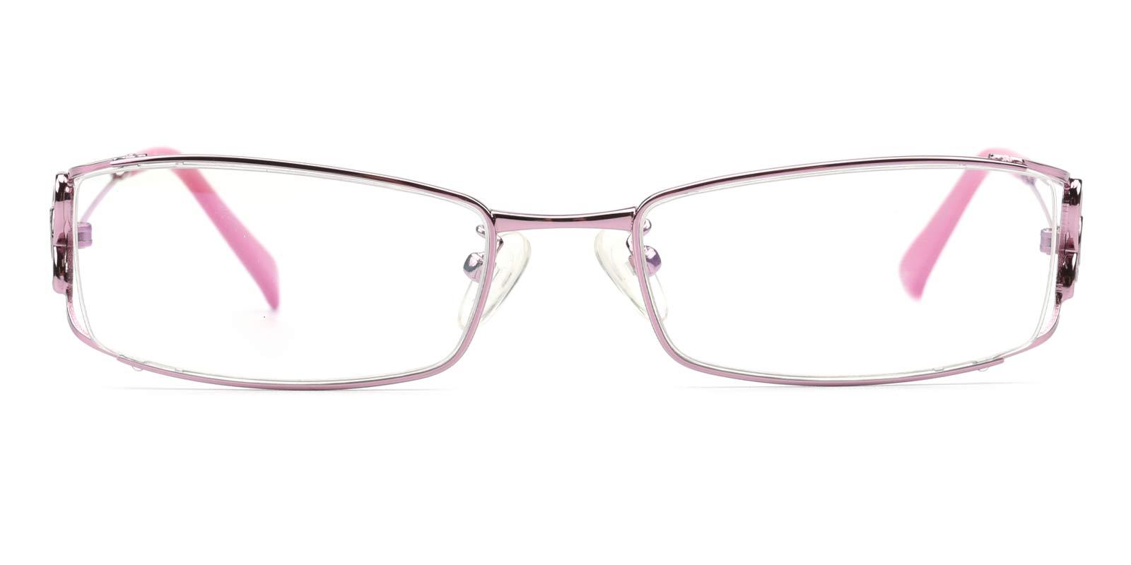 Kate-Pink-Rectangle-Metal-Eyeglasses-detail