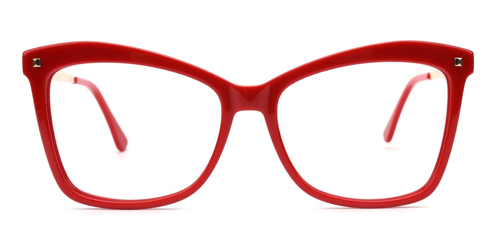 Gleen-Red-Cat / Square-Combination-Eyeglasses-detail