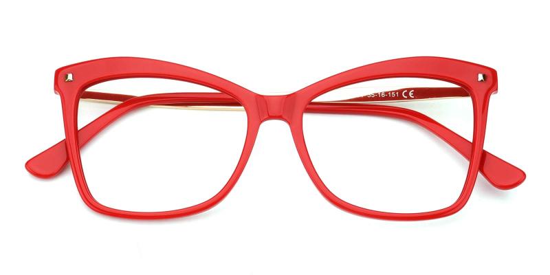 Gleen-Red-Eyeglasses