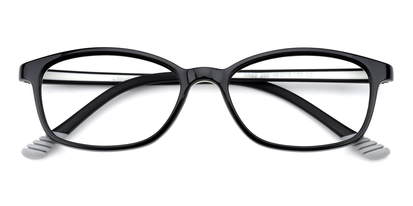 Taylor-Black-Rectangle-TR-Eyeglasses-detail