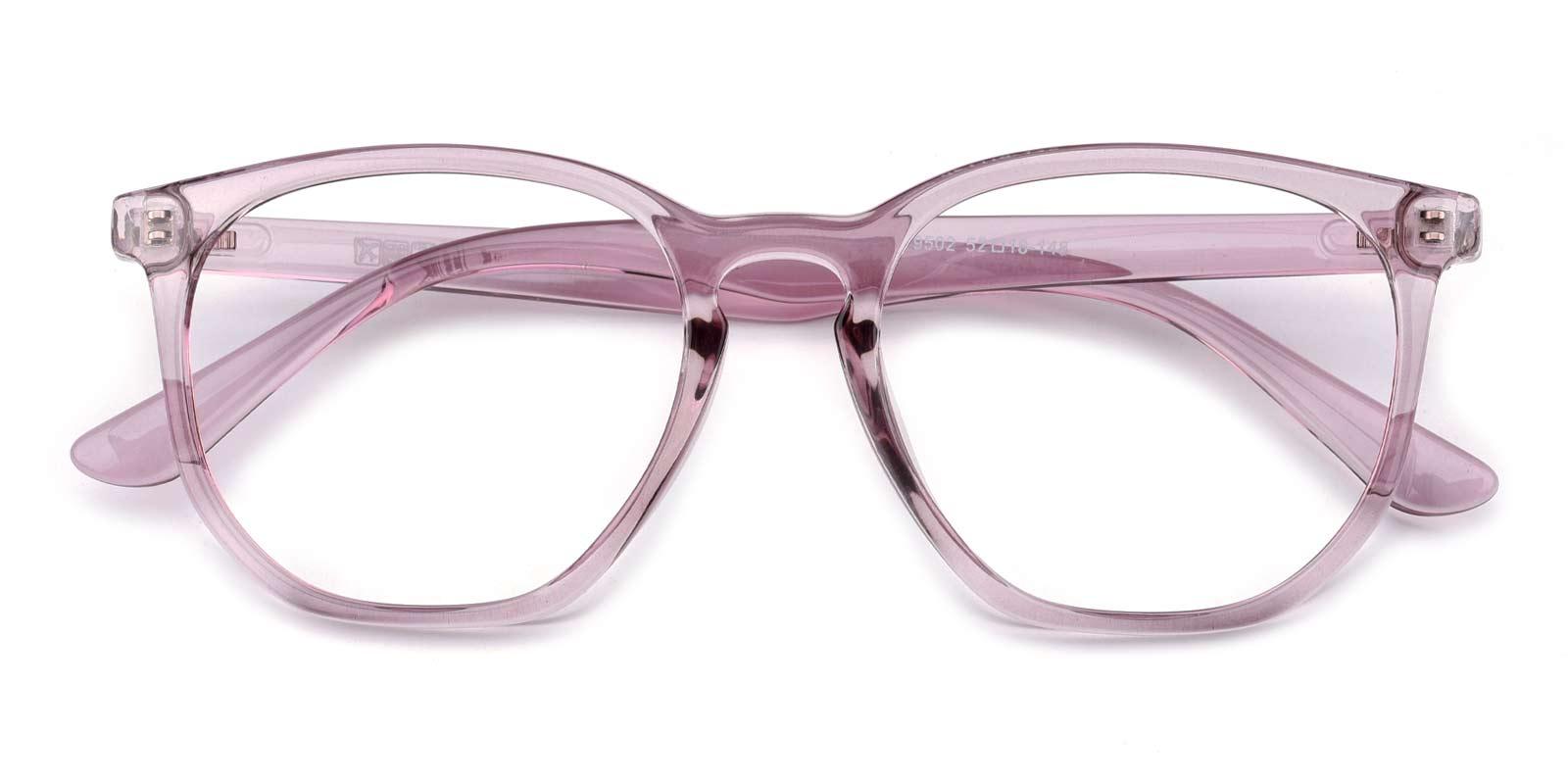Claire-Purple-Geometric / Square-TR-Eyeglasses-detail