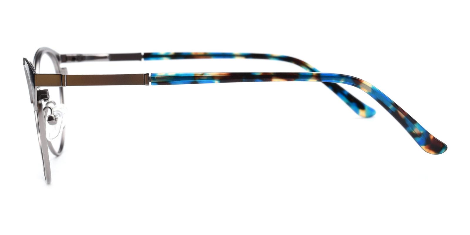 Hobbit-Blue-Cat / Round-Metal-Eyeglasses-detail