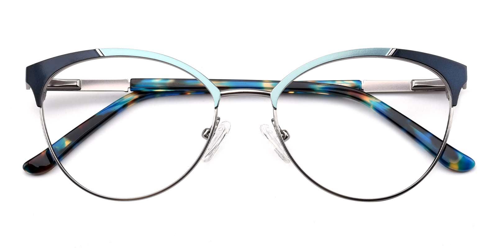 Hobbit-Blue-Cat / Round-Metal-Eyeglasses-detail