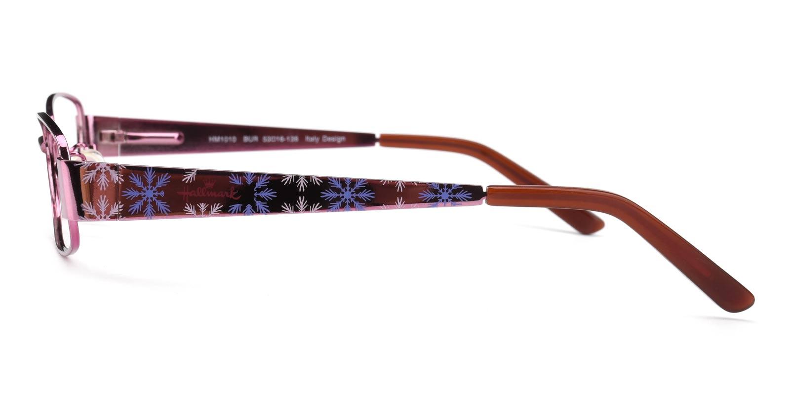 Bonnie-Purple-Oval / Rectangle-Combination-Eyeglasses-detail