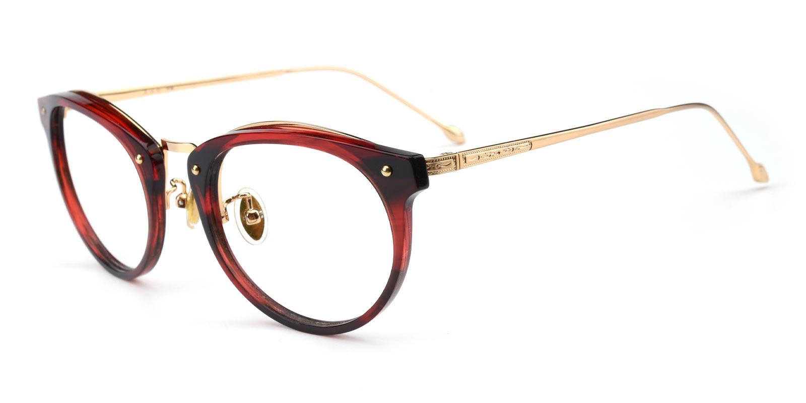 Beverly-Red-Oval-Metal-Eyeglasses-detail