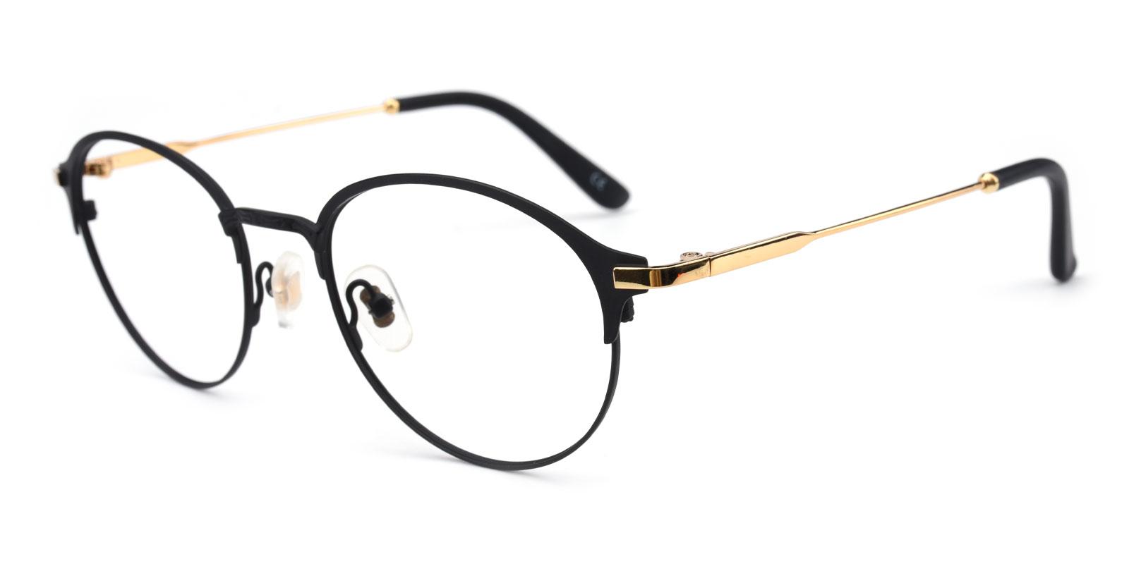 Jean-Black-Round-Metal-Eyeglasses-detail