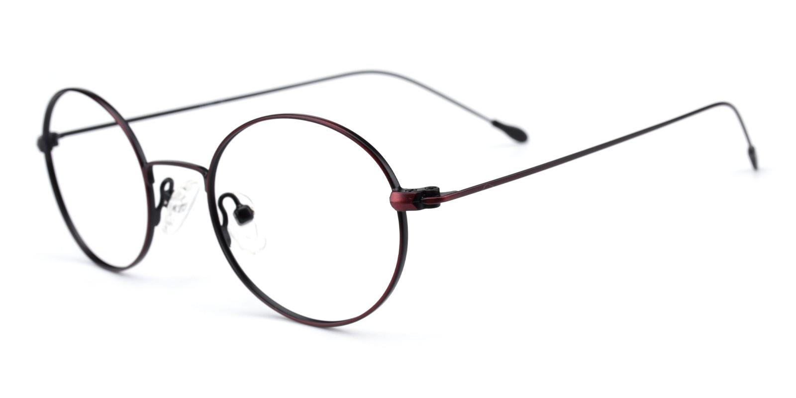 Bertha-Red-Oval-Metal-Eyeglasses-detail
