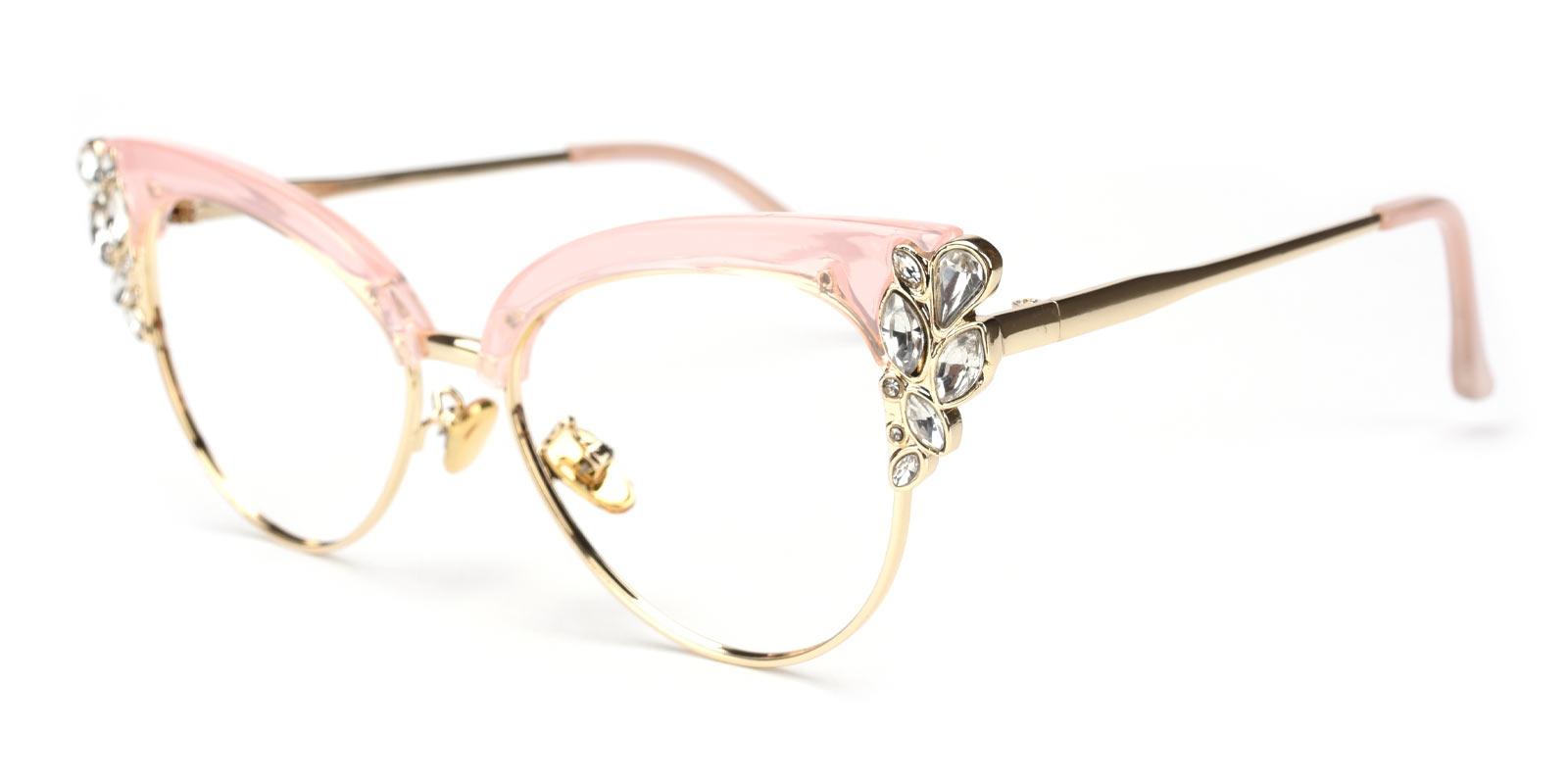 Denise-Pink-Cat-Metal-Eyeglasses-detail