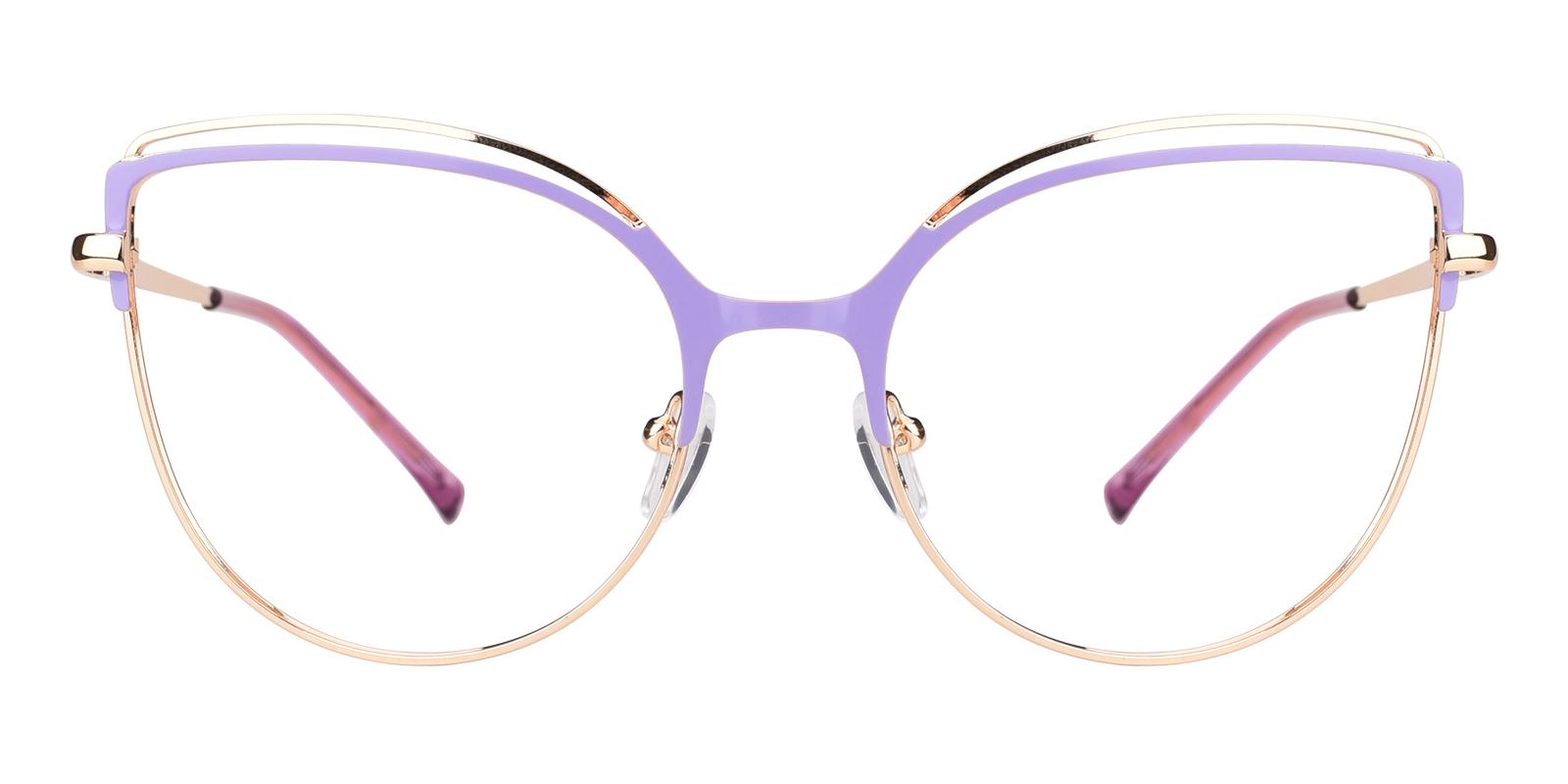 Ethel-Purple-Cat-Metal-Eyeglasses-detail