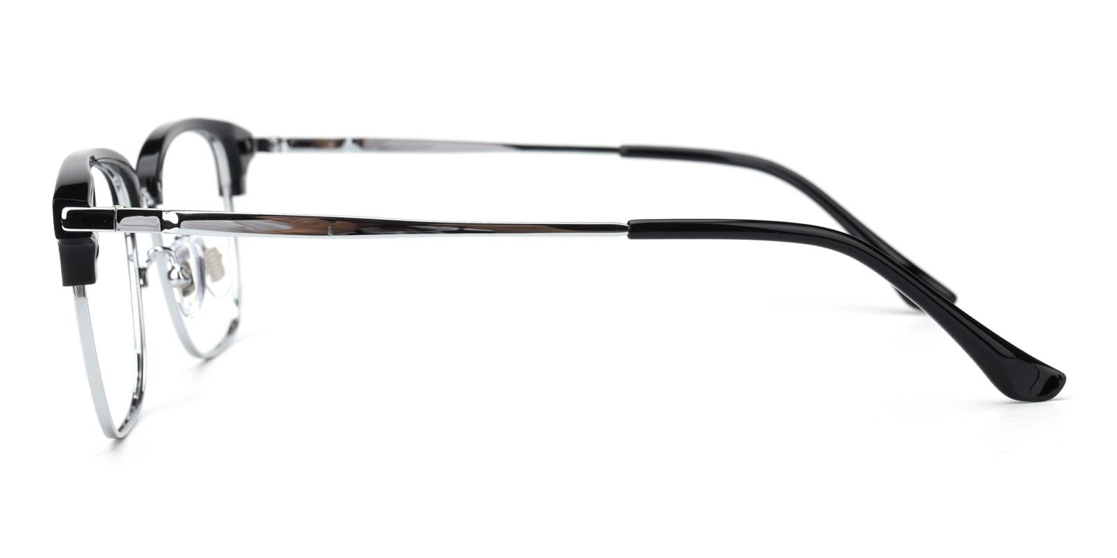 Yuri-Black-Browline-Titanium-Eyeglasses-detail