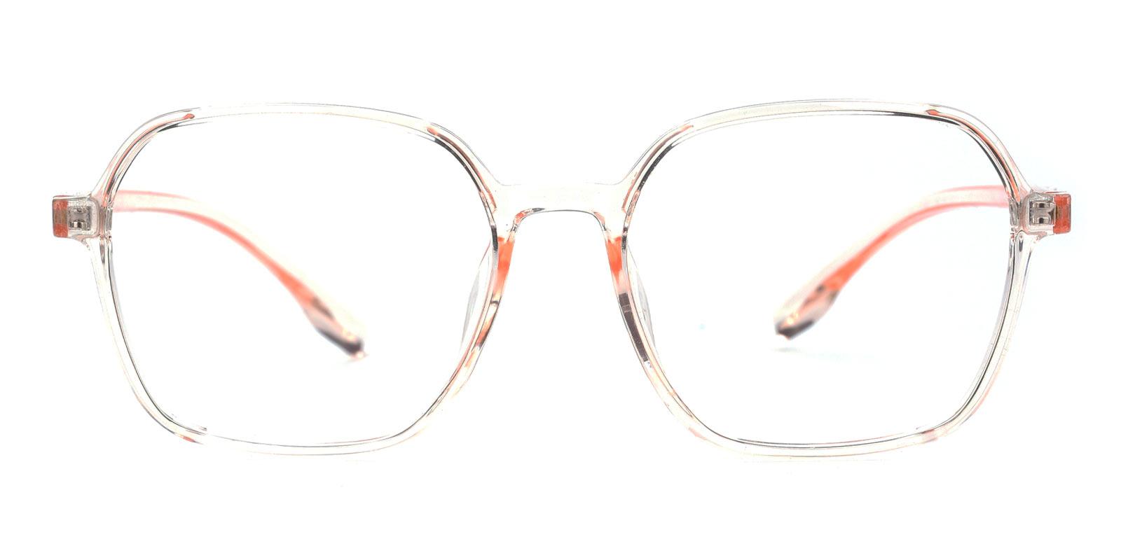 Clay-Orange-Geometric / Square-TR-Eyeglasses-detail