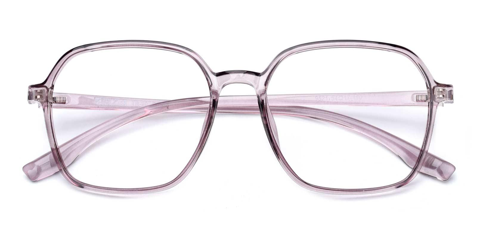 Clay-Purple-Geometric / Square-TR-Eyeglasses-detail