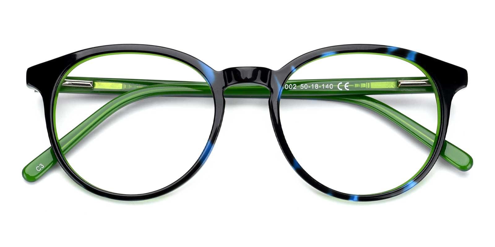 Queena-Green-Round-TR-Eyeglasses-detail