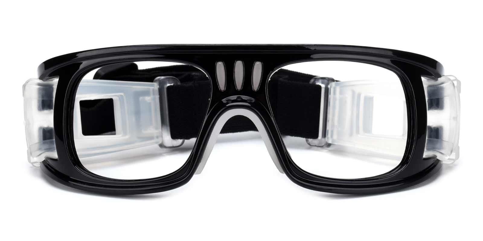 Sports goggles-Black-Geometric-TR-SportsGlasses-detail