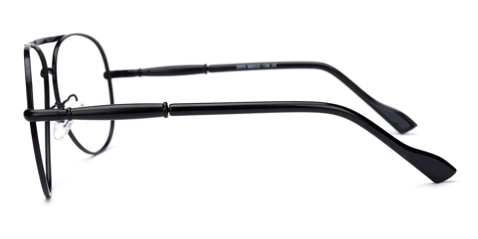Riva-Black-Aviator-Metal-Eyeglasses-detail